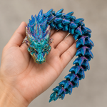 Crystal Dragon in Egg | 3D Printed | NOZZLECO