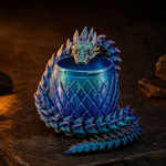 Crystal Dragon in Egg | 3D Printed | NOZZLECO
