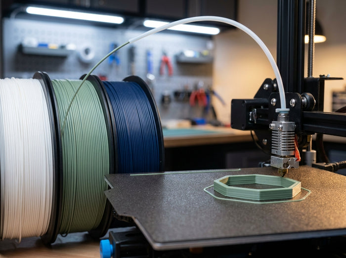 PLA filament spools