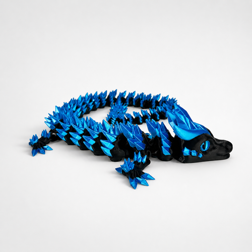 Crystal Dragon in Egg | 3D Printed | NOZZLECO