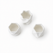 Geometric Faceted Planter | 3D Printed | NOZZLECO